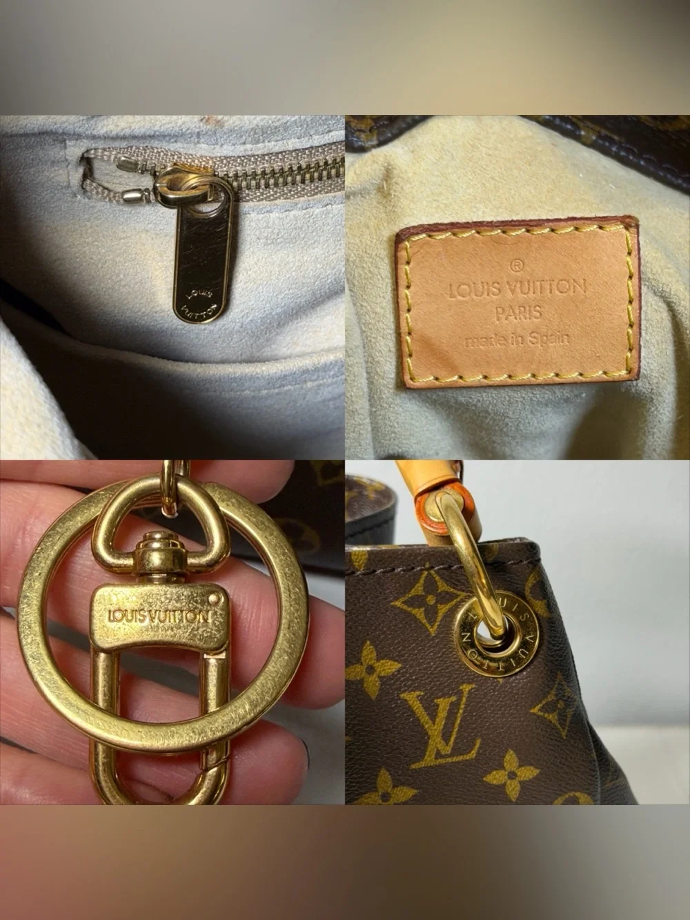 Louis Vuitton monogram Artsy with COA/dust bag